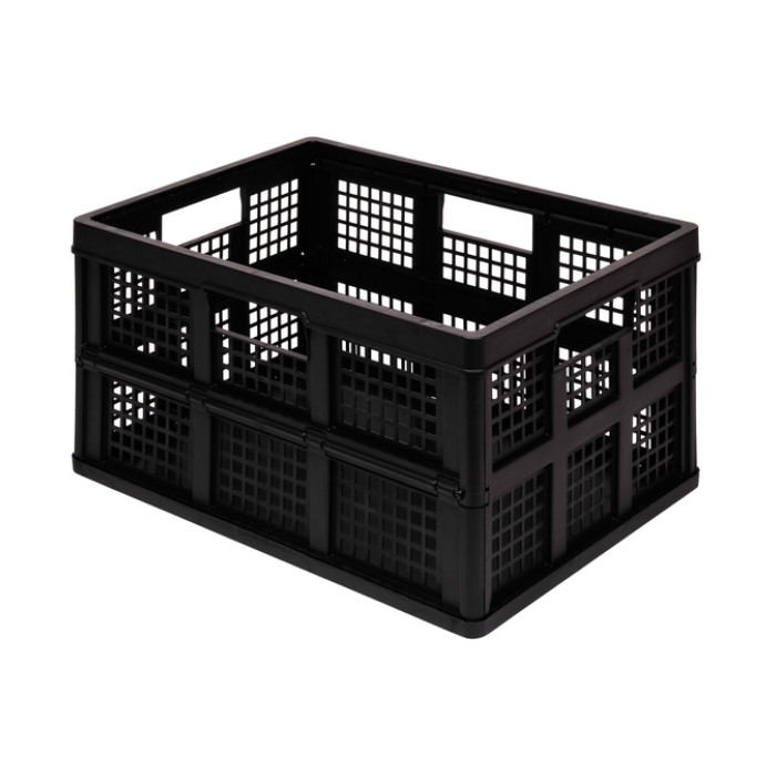 Opbergkrat Really Useful 45 liter 570x390x285mm opvouwbaar zwart