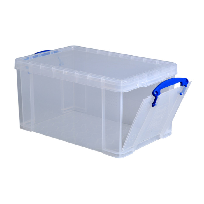 Opbergbox Really Useful 14 liter 395x255x210mm transparant wit