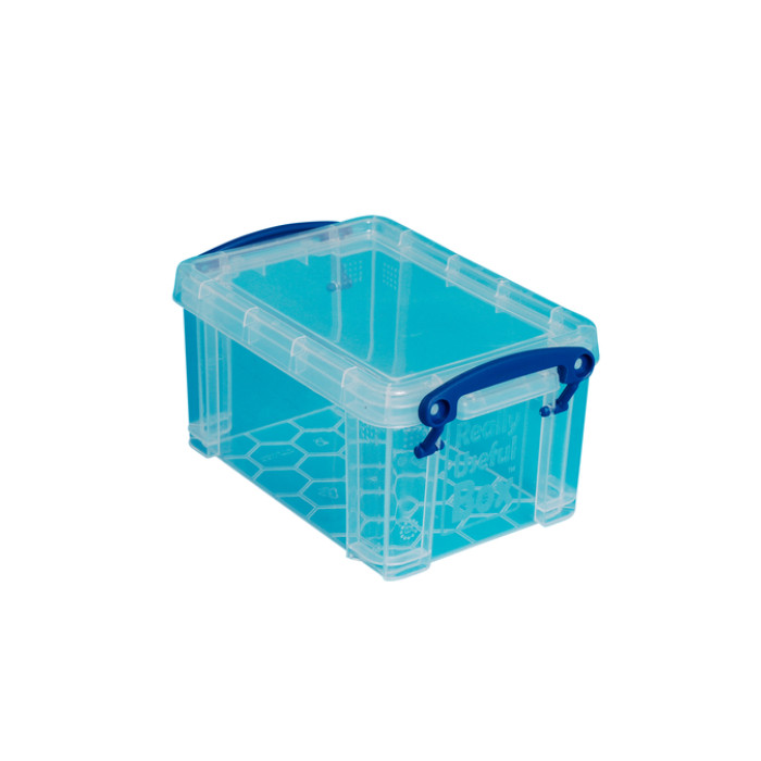 Opbergbox Really Useful 0.7 liter 155x100x80mm transparant wit
