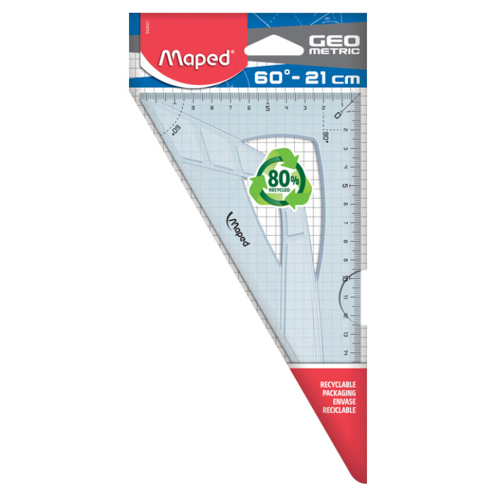 Tekendriehoek Maped Geometric 21cm 60 graden