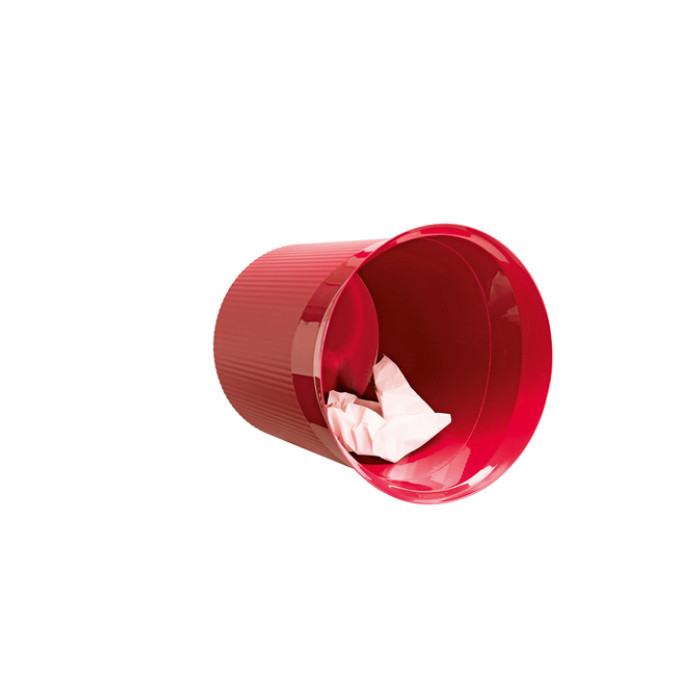 Papierbak Han Re-LOOP 13 liter rond rood