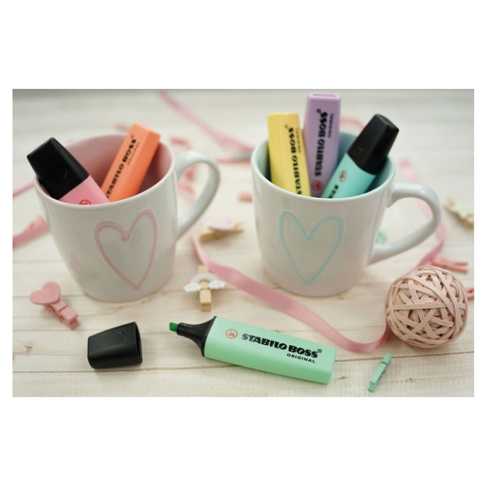 Markeerstift STABILO BOSS Original 70/158 pastel fris fuchsia