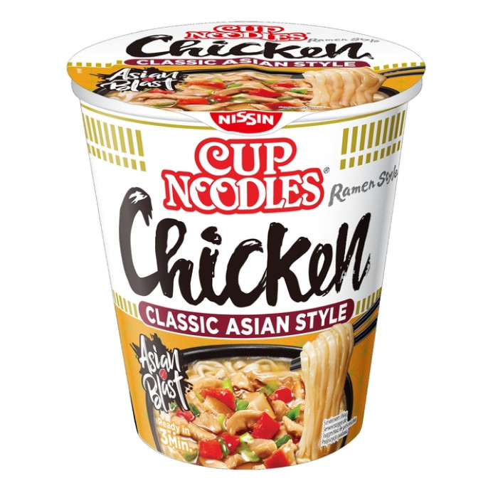 Noodles Nissin tasty chicken cup