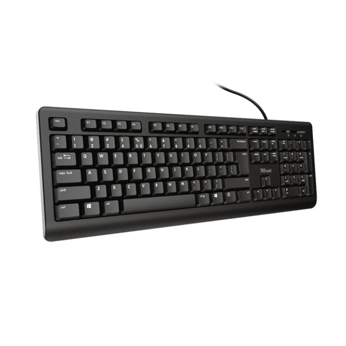 Toetsenbord Trust Primo zwart
