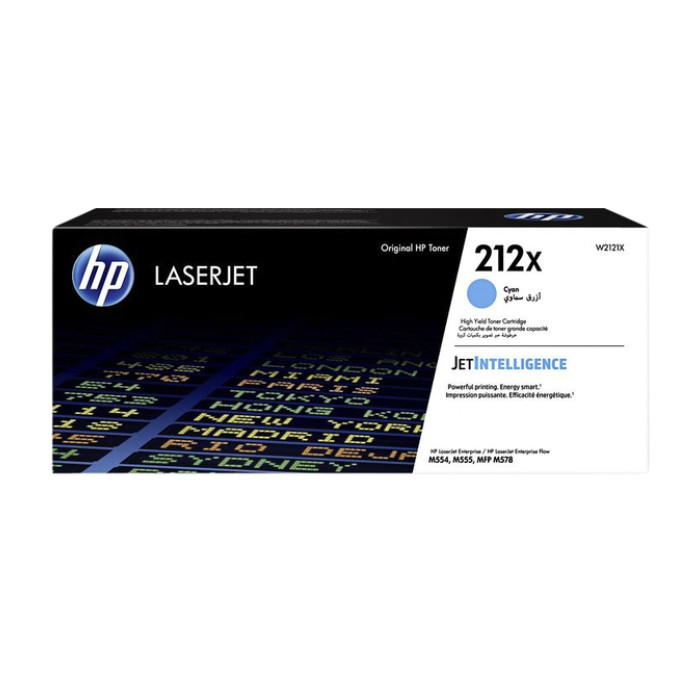 Tonercartridge HP W2121X 212X blauw
