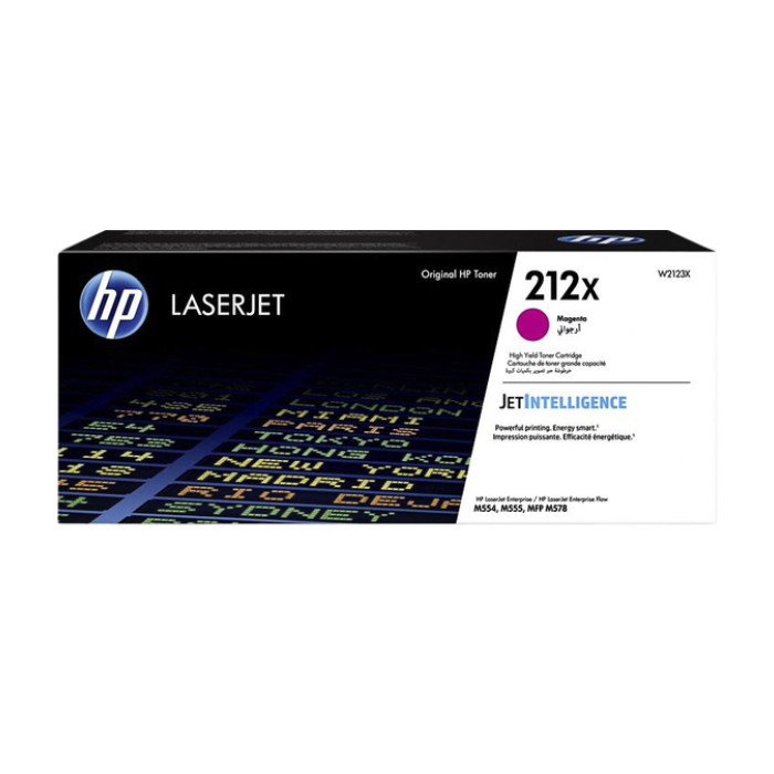 Tonercartridge HP W2123X 212X rood