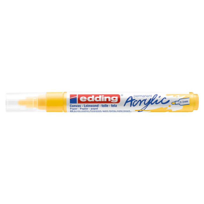 Acrylmarker edding e-5100 medium verkeersgeel