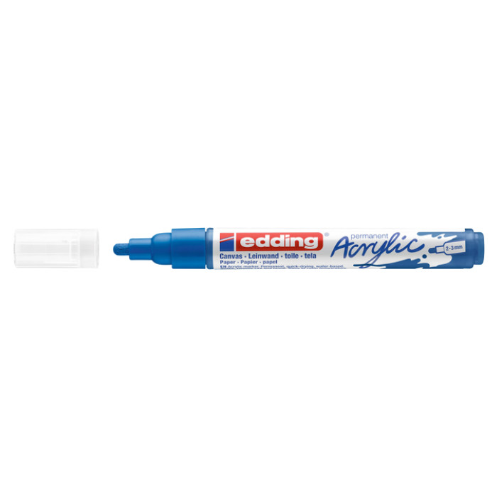 Acrylmarker edding e-5100 medium gentiaanblauw