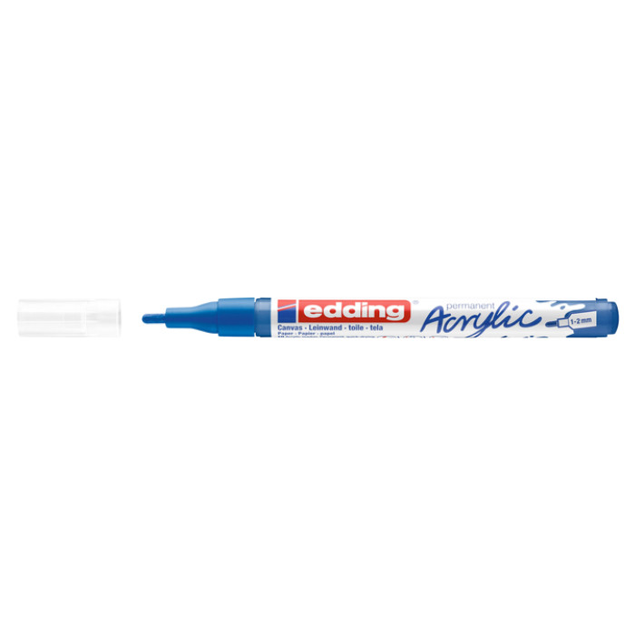Acrylmarker edding e-5300 fijn gentiaanblauw