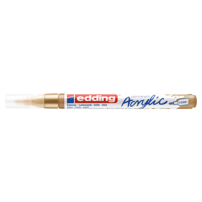 Acrylmarker edding e-5300 fijn rijkgoud