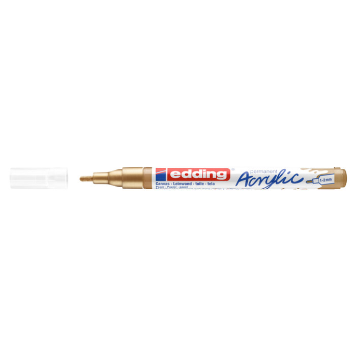 Acrylmarker edding e-5300 fijn rijkgoud