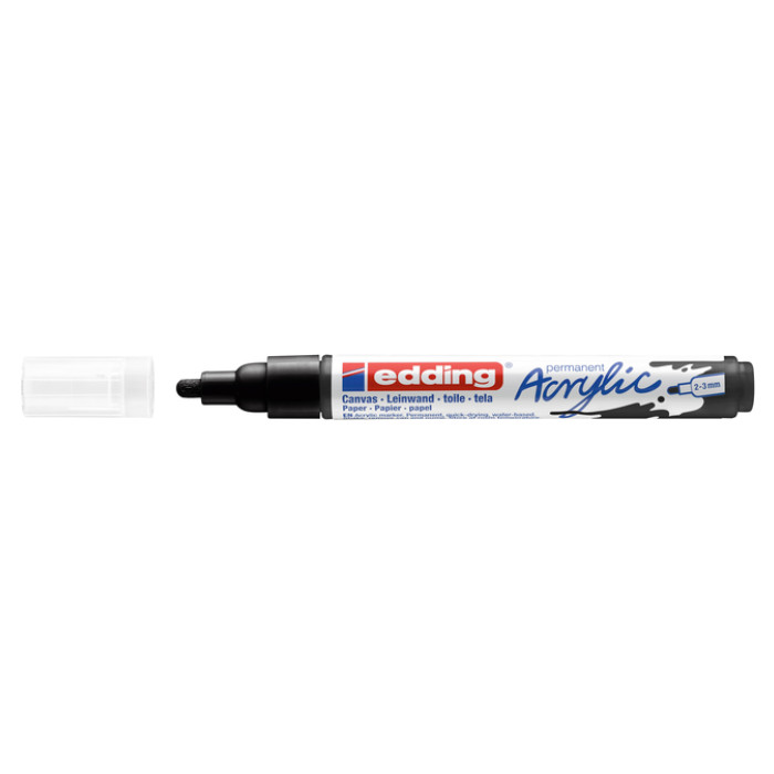 Acrylmarker edding e-5100 medium zwart
