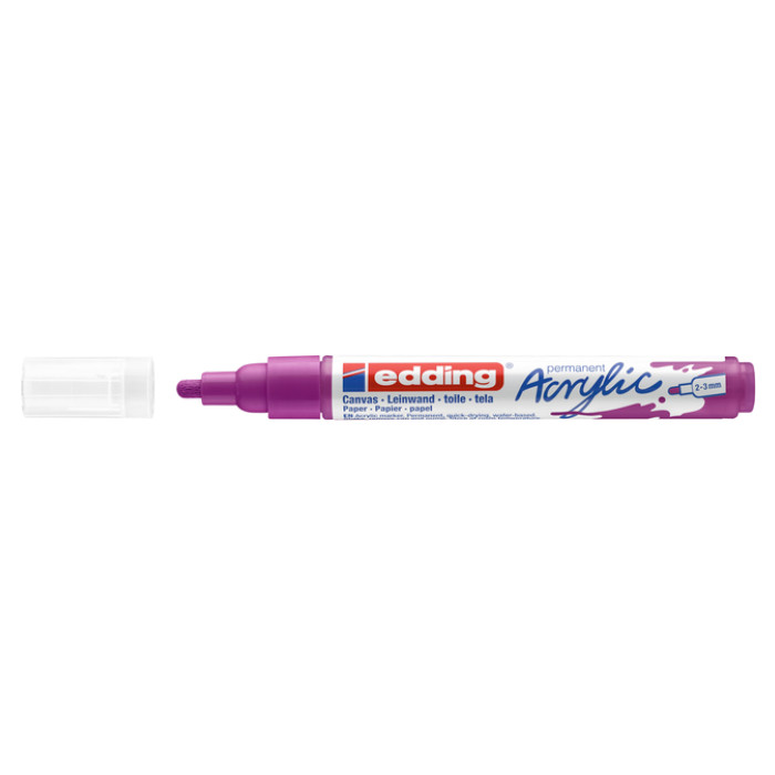 Acrylmarker edding e-5100 medium bessenrood