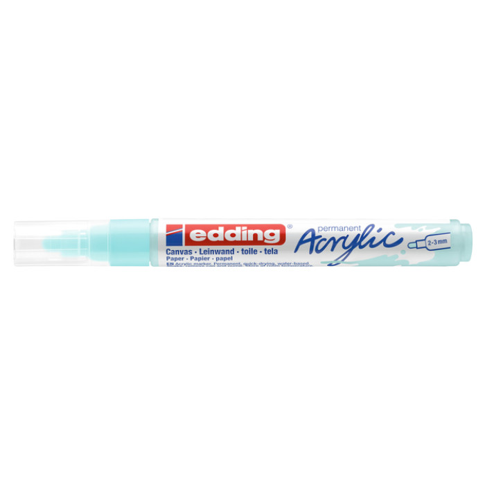 Acrylmarker edding e-5100 medium pastel blauw