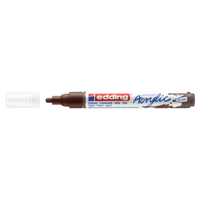 Acrylmarker edding e-5100 medium chocoladebruin