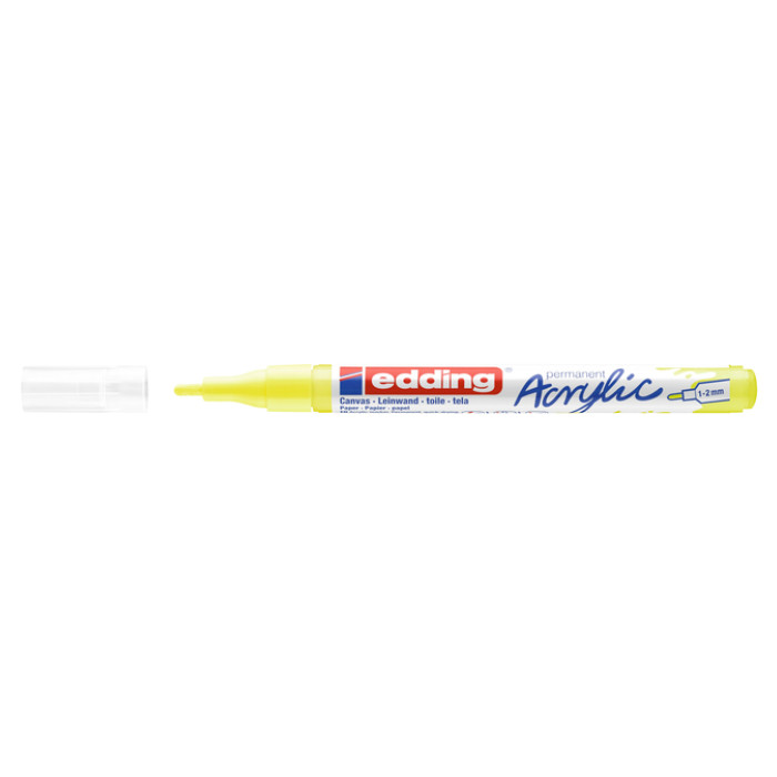 Acrylmarker edding e-5300 fijn neon geel