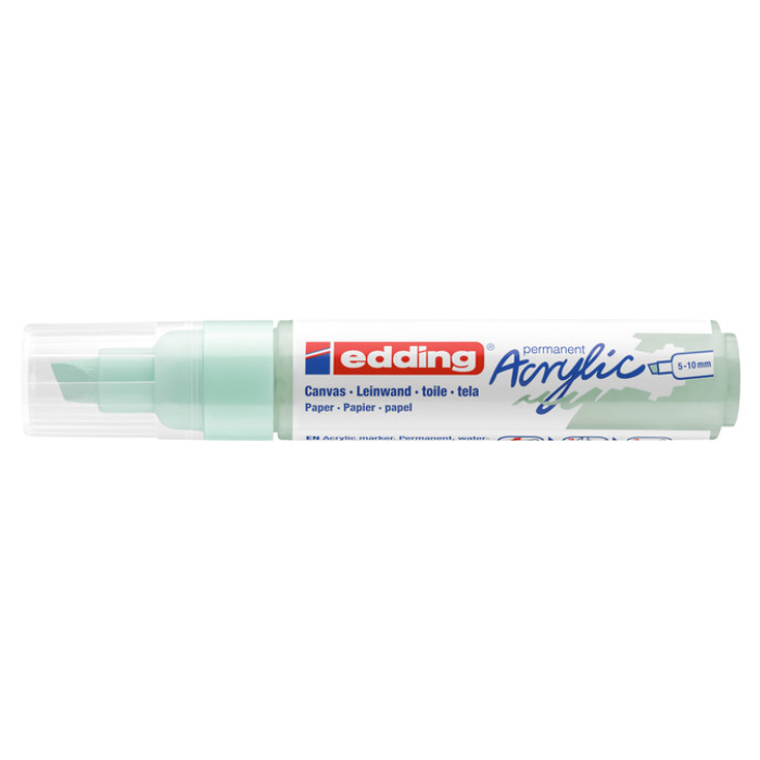Acrylmarker edding e-5000 breed  zacht mint