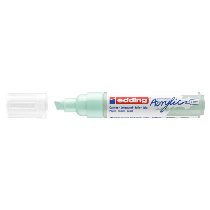 Acrylmarker edding e-5000 breed  zacht mint