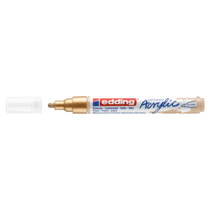 Acrylmarker edding e-5100 medium rijkgoud