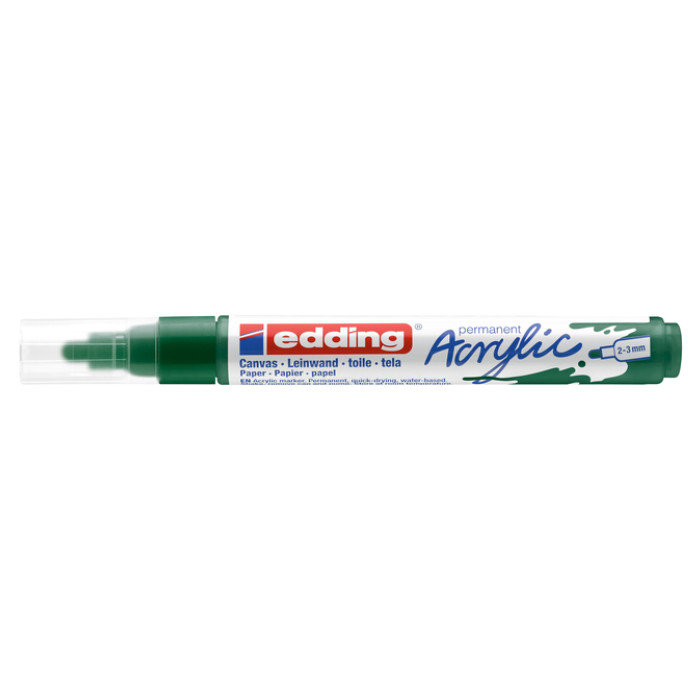 Acrylmarker edding e-5100 medium mosgroen