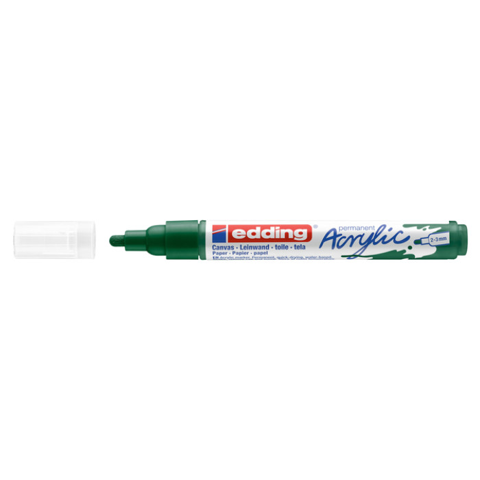 Acrylmarker edding e-5100 medium mosgroen