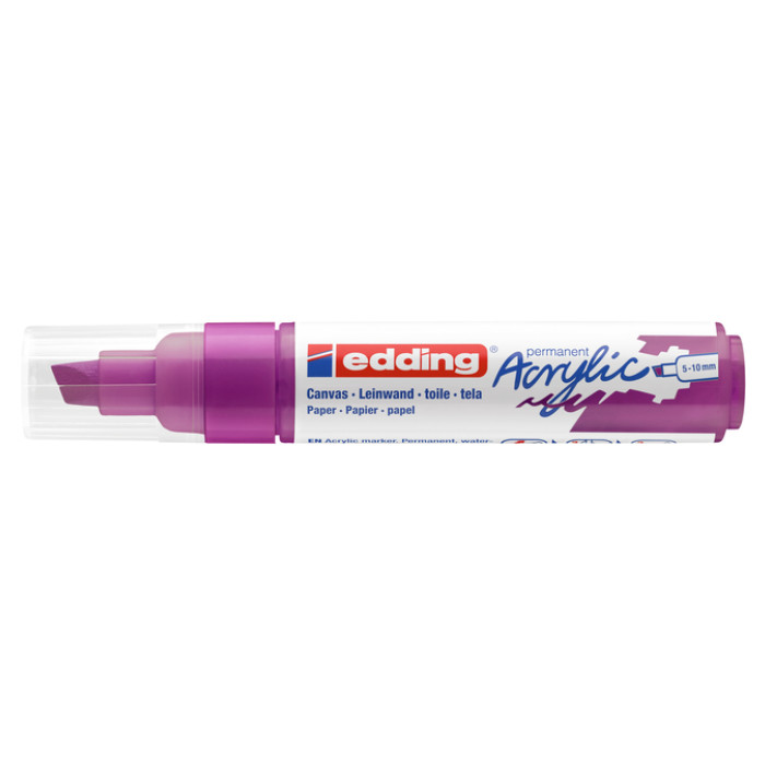 Acrylmarker edding e-5000 breed bessenrood