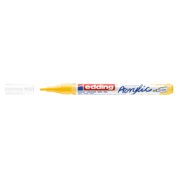 Acrylmarker edding e-5300 fijn verkeersgeel