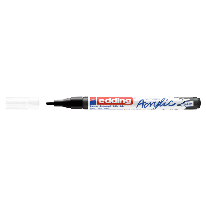 Acrylmarker edding e-5300 fijn zwart