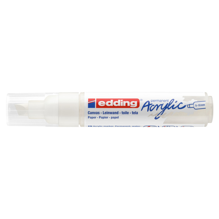 Acrylmarker edding e-5000 breed  verkeerswit
