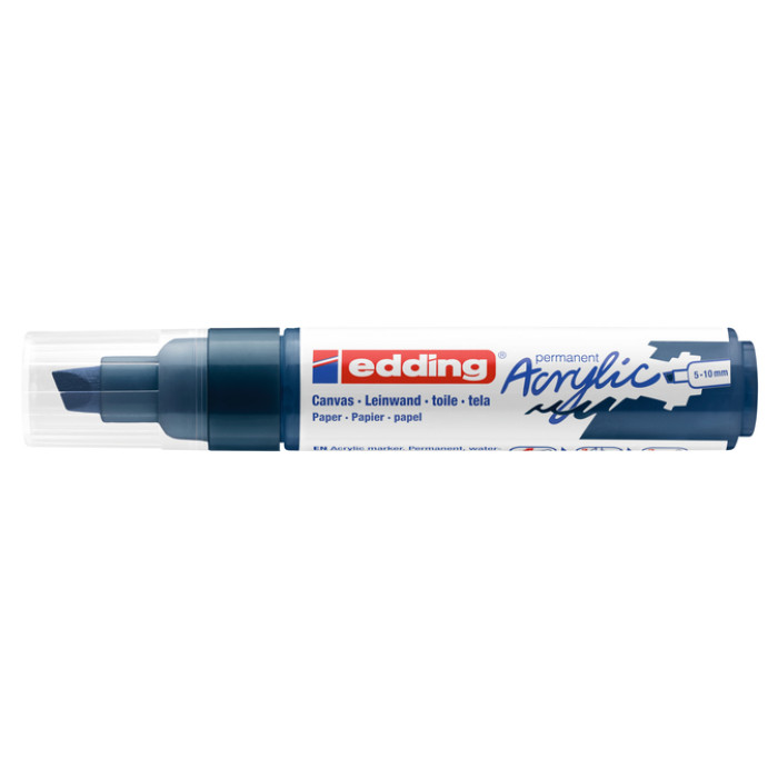 Acrylmarker edding e-5000 breed elegant nachtblauw