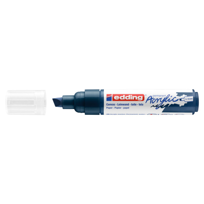 Acrylmarker edding e-5000 breed elegant nachtblauw