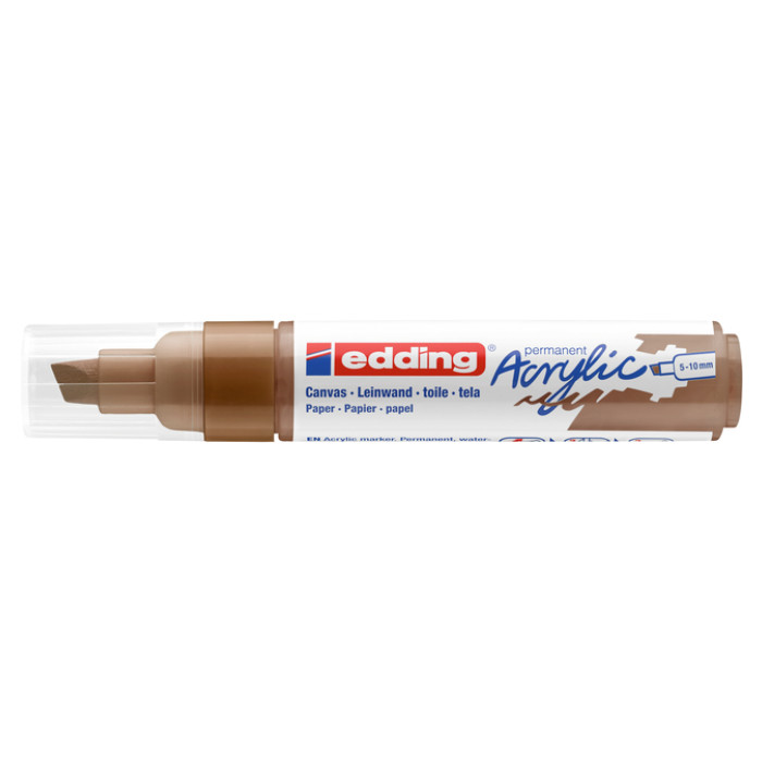 Acrylmarker edding e-5000 breed hazelnoot