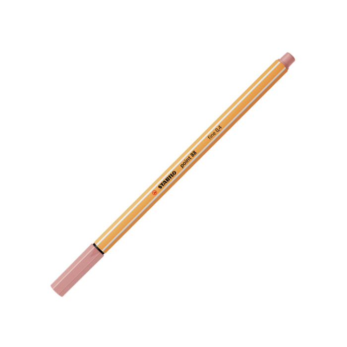 Fineliner STABILO point 88/28 fijn donkerblush