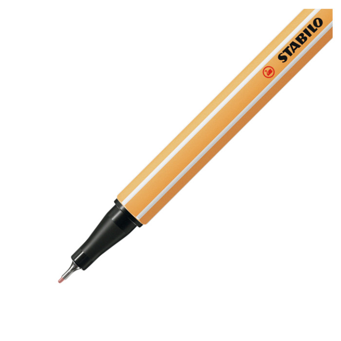 Fineliner STABILO point 88/28 fijn donkerblush