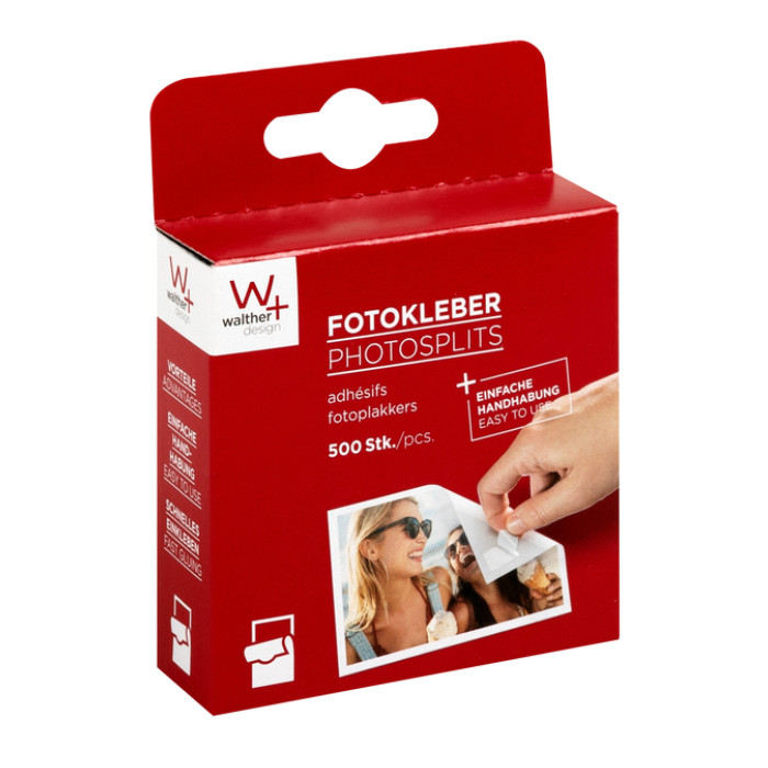 Fototape walther design 13x17mm wit 500 stuks