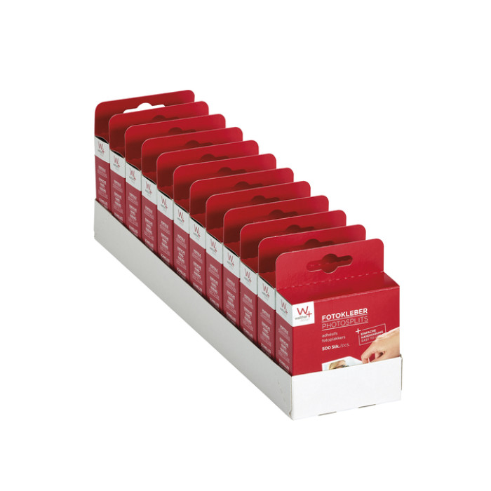 Fototape walther design 13x17mm wit 500 stuks