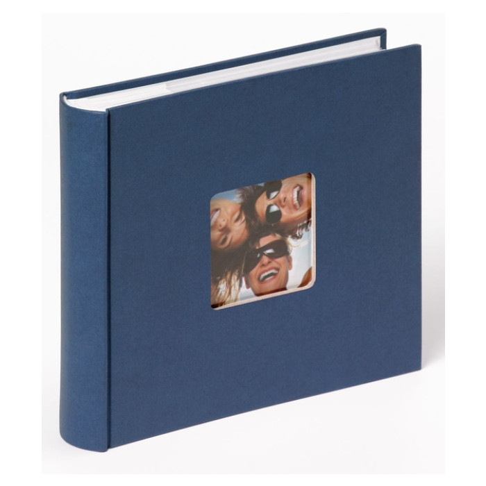 Fotoalbum walther design Fun 24cmx22cm voor 200 foto's blauw