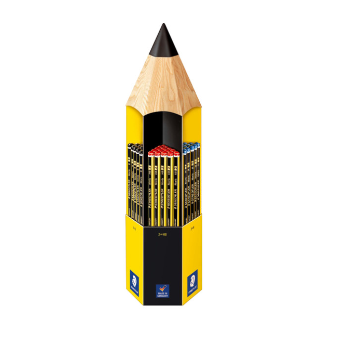 Potlood Staedtler Noris display 90 stuks assorti