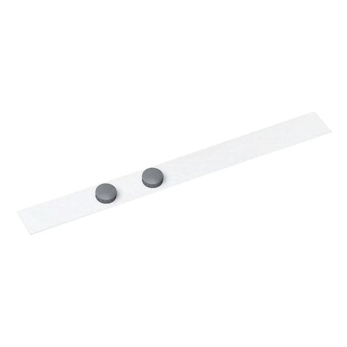 Wandlijst MAUL Standard zelfklevend 50cm incl 2 magneten wit