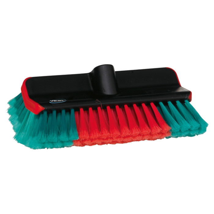 Wasborsel hoek Vikan met waterdoorvoer 28cm