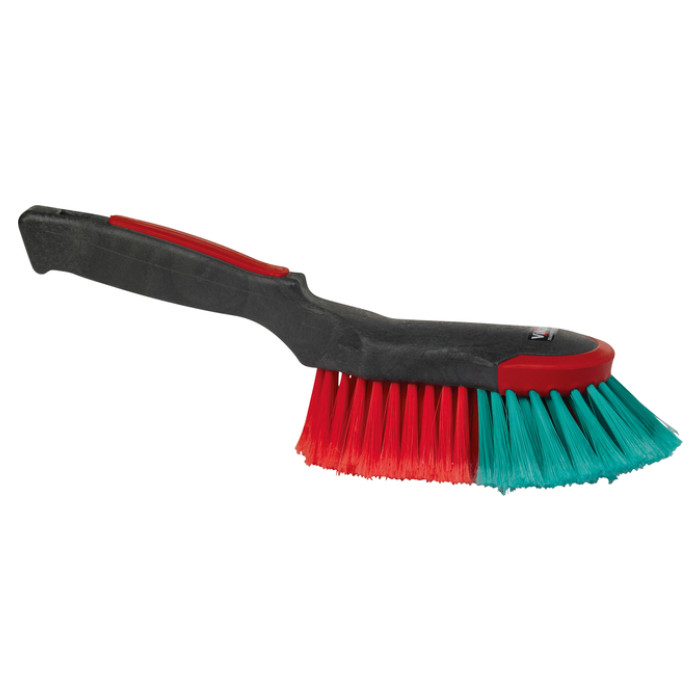 Handborstel Vikan ergo met rubber stootrand 32cm