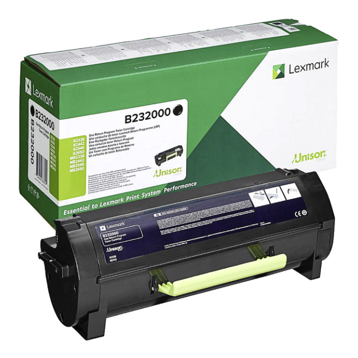Tonercartridge Lexmark B232000 zwart