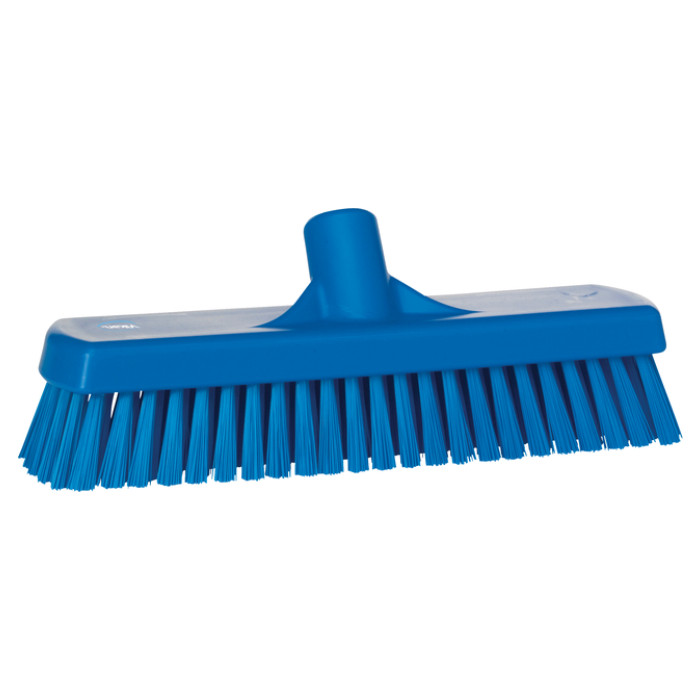 Vloerschrobber Vikan harde vezel 305mm blauw