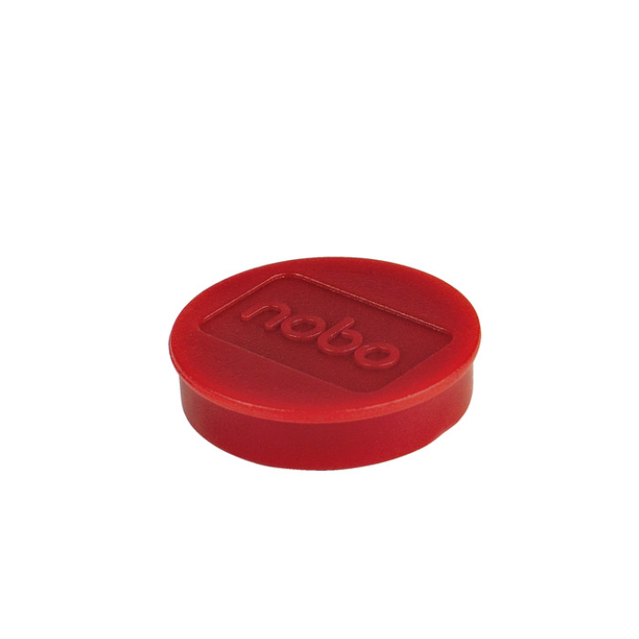 Magneet Nobo 32mm rood 10 stuks