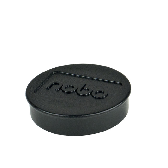 Magneet Nobo 38mm zwart 10 stuks