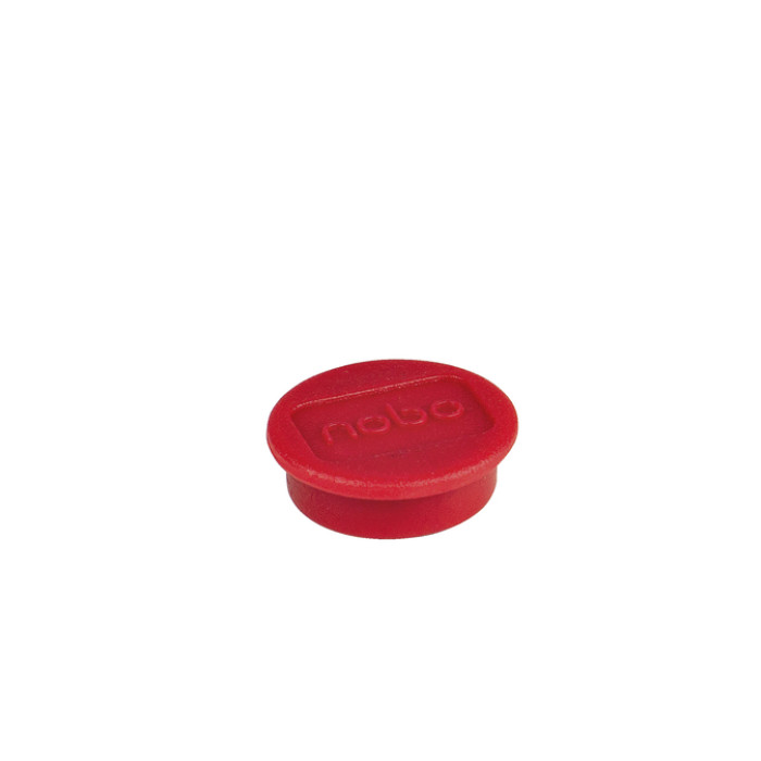 Magneet Nobo 24mm rood 10 stuks