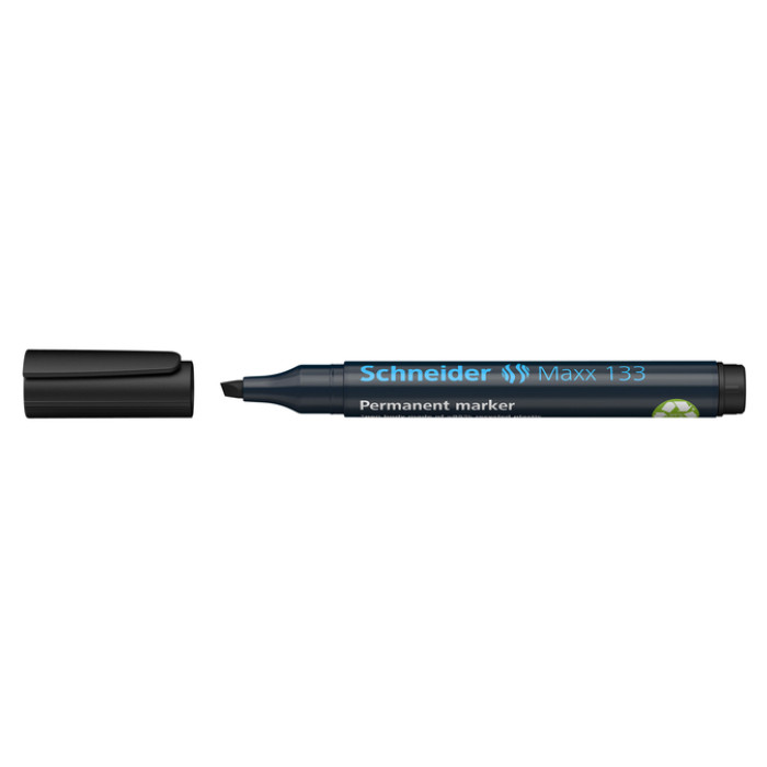 Viltstift Schneider Maxx 133 schuin 1-4mm zwart