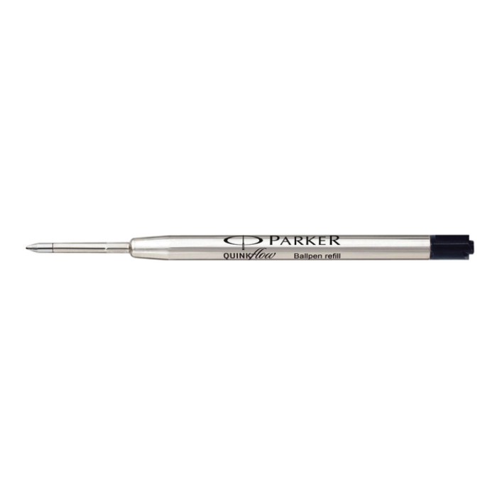 Balpenvulling Parker Quinkflow medium zwart blister à 3 stuks