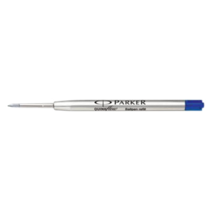Balpenvulling Parker Quinkflow medium blauw blister à 10 stuks