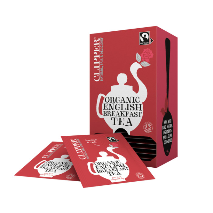 Thee Clipper English breakfast bio 25 zakjes